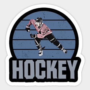 Hockey Player Sticker